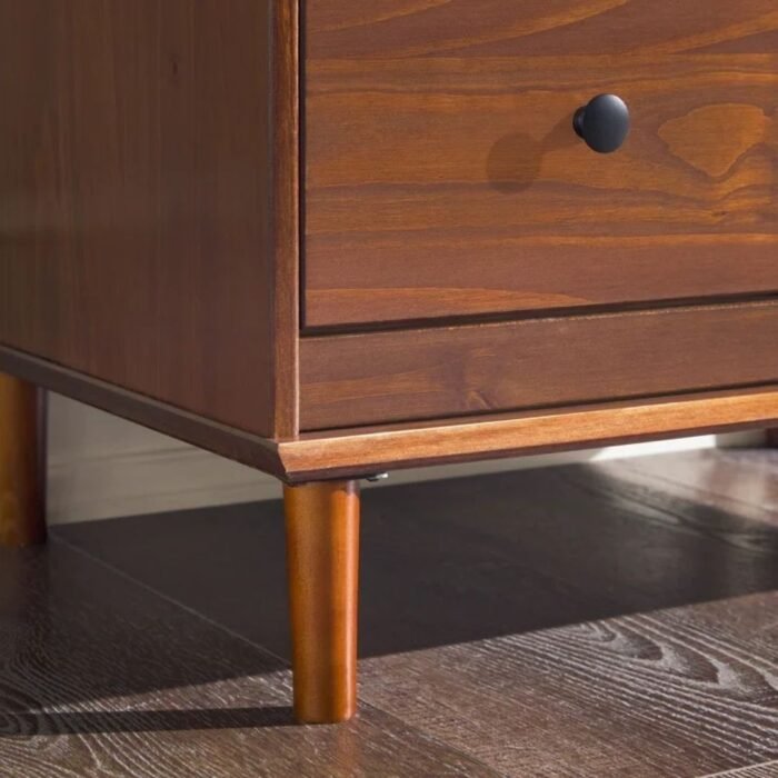 RaagaWood Solid Wood 4-Drawer Dresser - Image 9