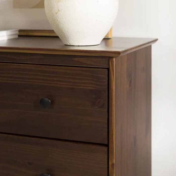 RaagaWood Solid Wood 4-Drawer Dresser - Image 13
