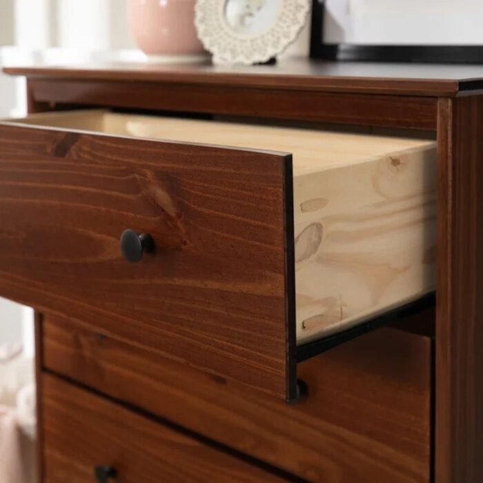 RaagaWood Solid Wood 4-Drawer Dresser - Image 14