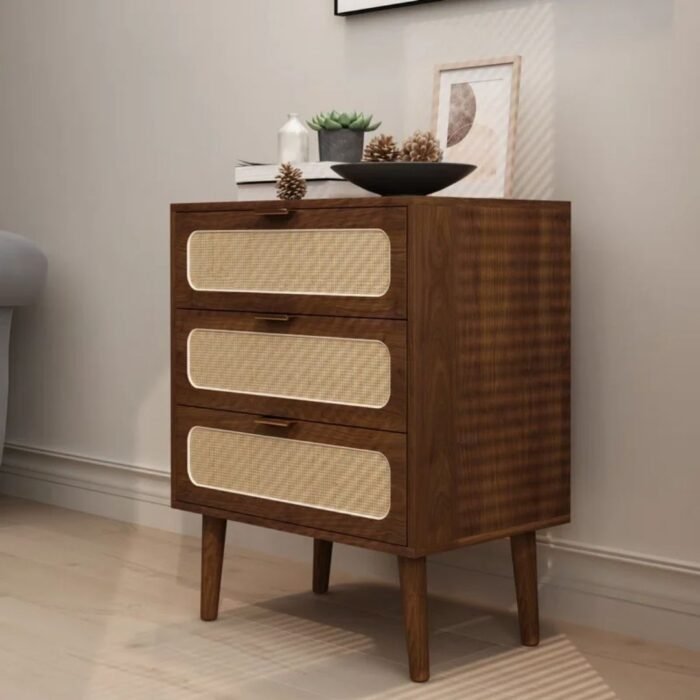 ZyraNest 3 Drawer 23.6" W Chest Dresser - Image 3
