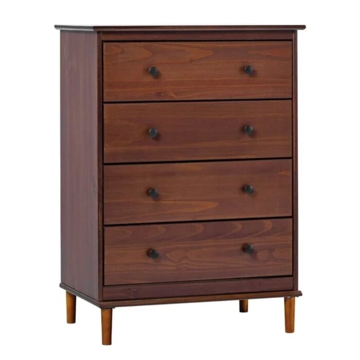 RaagaWood Solid Wood 4-Drawer Dresser - Image 6