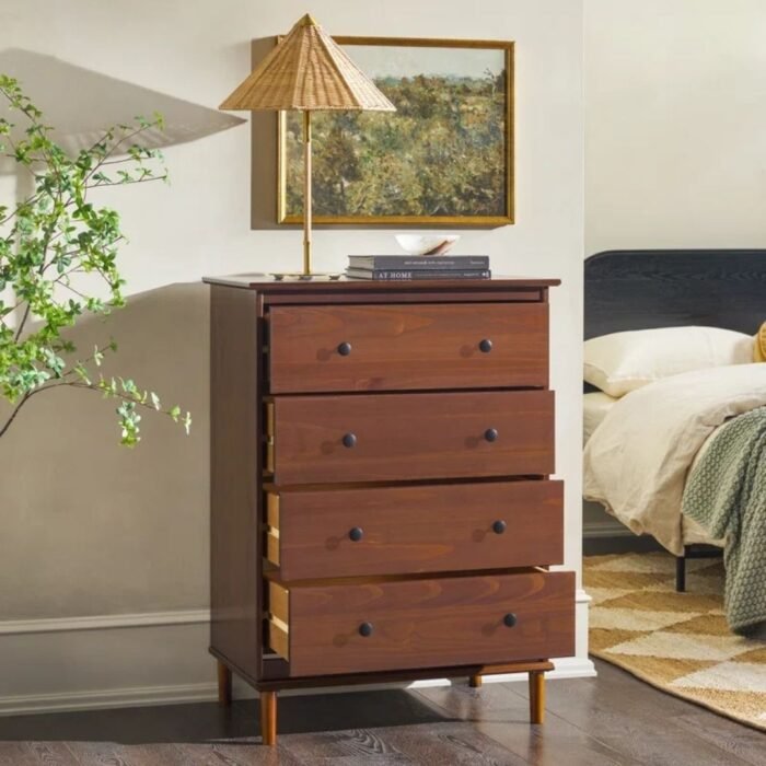 RaagaWood Solid Wood 4-Drawer Dresser - Image 2