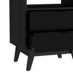 NidraHaus 2-Drawer Nightstand Open Shelf - Bedside Table - Image 2