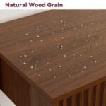 Vaastra Night Stand With 1 Drawer & 1 Shelf, Wooden Bedside Table - Image 8