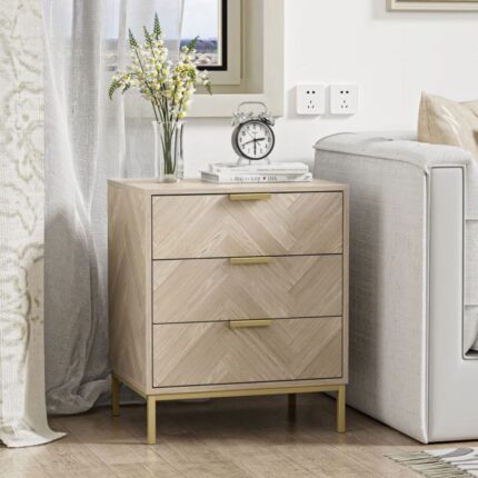 Luma 3 - Drawer Nightstands with Storage Table Bedside Table