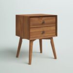 Suhano Nightstand with Solid Wood Base - Image 8