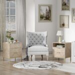 Luma 3 - Drawer Nightstands with Storage Table Bedside Table - Image 3