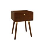 Nook Solid Wood Bedside Table With 1 Drawer - Image 6