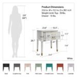 Snoovah 1-Drawer Nightstand - Image 9
