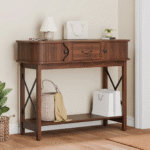 Kashi Inlay Console Table With Window-Style Drawers - Image 3