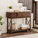 Kashi Inlay Console Table With Window-Style Drawers - Image 4