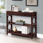 Deccan Classic 1-Drawer Console Table with Shelves