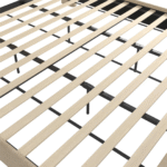 NatureNest King Upholstered Wingback Bed - Image 9