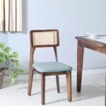 Sheesham Wood Dining Chairs in Scratch-Resistant Provincial Teak Finish