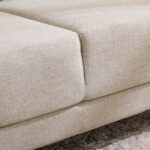 Fabric 3-Seater Sofa - Beige - Image 3