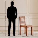 Sheesham Wood 4-Seater Dining Set with Chairs - Brown - Image 7