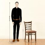 Set of 2 Wood Dining Chairs – Brown - Image 6