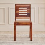 Sheesham Wood 4-Seater Dining Set with Chairs - Brown - Image 2