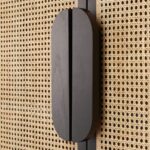 Teak Wood & Rattan Bar Cabinet - Image 6