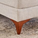 Fabric 3-Seater Sofa with Left Chaise - Beige - Image 4