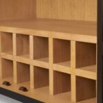 Teak Wood & Rattan Bar Cabinet - Image 3