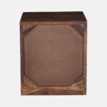 Sheesham Wood Bedside Table In Provincial Teak Finish With Drawer - Image 5