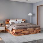 King Sheesham Wood Bed
