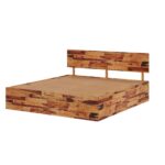 King Sheesham Wood Bed - Image 3