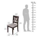 4 Seater sheesham wood Dining Set (With Cushion - Omega Pearl) - Image 5