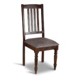 Sheesham Wood 4 Seater Dining Table Set With 4 Seater Cushioned Chairs - Image 7