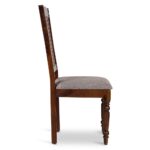 Sheesham Wood 4 Seater Dining Table Set With 4 Seater Cushioned Chairs - Image 2