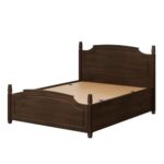 Queen Storage Teak Wood Bed - Dark Burma Teak - Image 2
