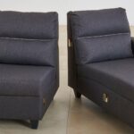 Fabric 3-Seater Right Corner Sofa with Chaise - Grey - Image 2