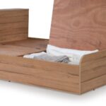 Queen Size Bed with Storage Headboard - Image 2