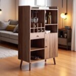 Solid Wood Heritage Bar Cabinet - Image 2