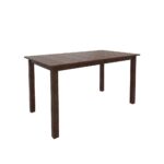 Dining Set 1+6 (Rubberwood, Dark Cappuccino Finish) - Image 7