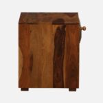 Sheesham Wood Bedside Table in Honey Colour - Image 2