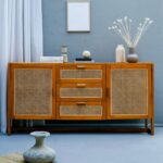 Industrial Style Large Mango Wood Sideboard TV Unit