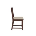 4-seater sheesham wood dining set with four chairs - Image 9