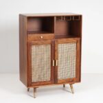 Cane Bar Cabinet - Image 4