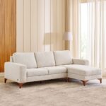 Fabric 3-Seater Sofa with Right Chaise - Image 3