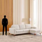 Fabric 3-Seater Sofa with Right Chaise - Image 4