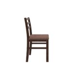 Dining Set 1+6 (Rubberwood, Dark Cappuccino Finish) - Image 4