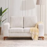 Fabric 2-Seater Sofa - Beige