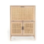 Solid Mango Wood Bar Cabinet - Image 2