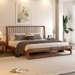 Solid Wood King Size Bed