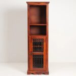 Sheesham Wood Bar Unit – Maple Finish - Image 4