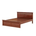 Queen Solid wood bed without storage - Image 3