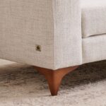 Fabric 2-Seater Sofa - Beige - Image 6