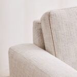 Fabric 2-Seater Sofa - Beige - Image 2